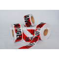 High strength red/white pe barrier tape